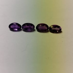 8 Amethysts Stones 8x6 each